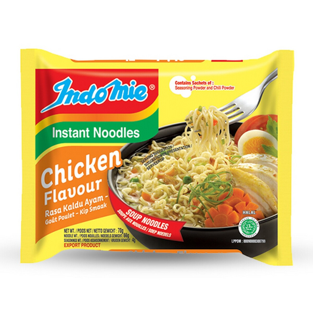 Indo Mie Bbq Chicken Flavour Noodles-70gm