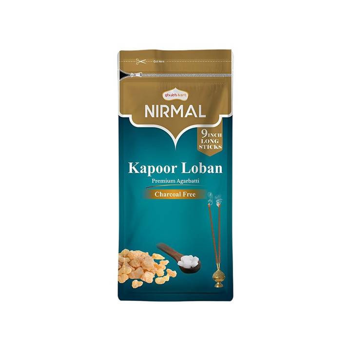 Shubhkart Nirmal Kapoor Loban Incense Sticks / Agarbatti (Charcoal Free)