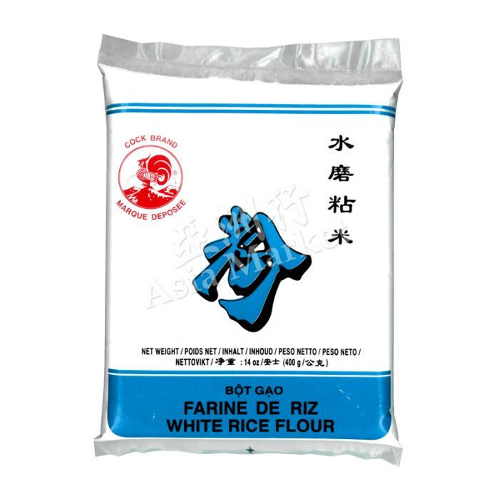 Cock Brand White Rice Flour-400gm
