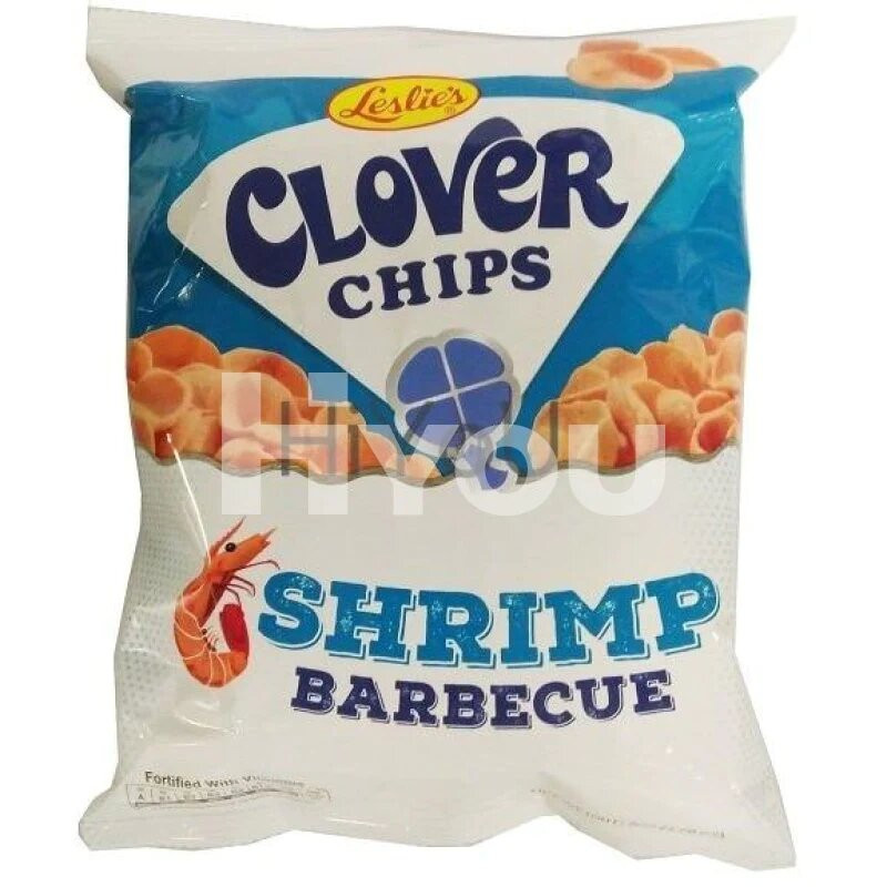 Leslis Clover Chips Shrimp Barbecue-50gm