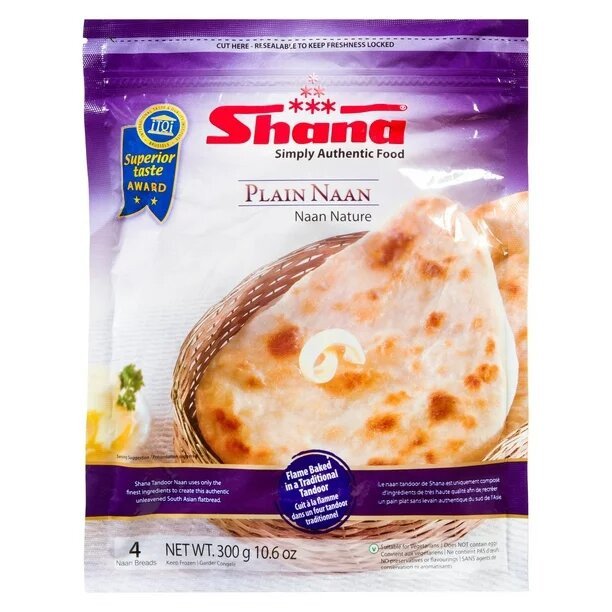Shana Plain Naan-300gm