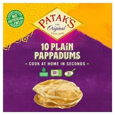 Patak's 10 Pappadums-100gm