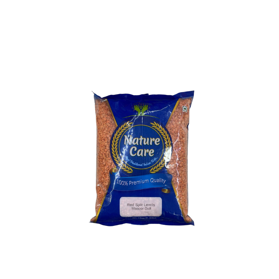 Nature Care Red Split Lentils Masoor Dal-1kg