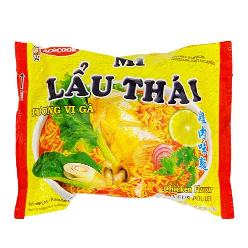 Acecook Mi Lau Thai Chicken Flavour Noodles-78gm