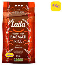 Laila Golden Sella Basmati Rice-5kg
