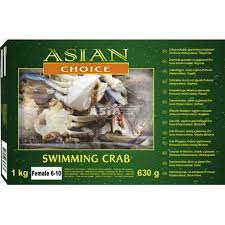 Asian Choice Swimming Crab Female-630gm