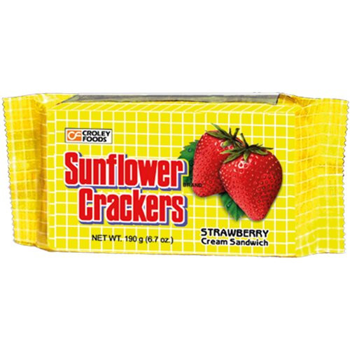 Sunflower Crackers Strawberry Flavour-190gm