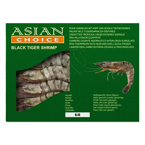Asian Choice Black Tiger Shrimp-700gm