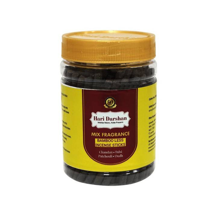 Hari Darshan Mix Fragrance Bamboo Less Incense Sticks / Agarbatti