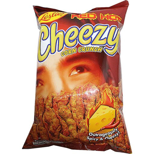 Leslis Cheesy Red Hot Corn Crunch-70gm