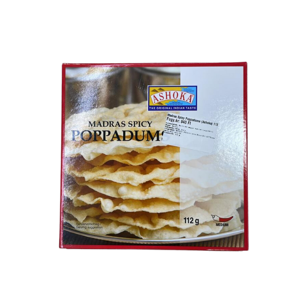 Madras Spicy Poppadums