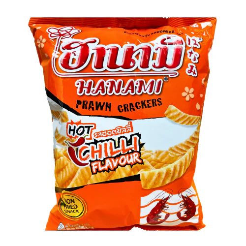Hanami Prawn Chilli Flavour Crackers-60gm