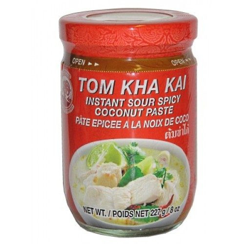 Cock Brand Tom Kha Kai Instant Sour Spicy Coconut Paste-227gm