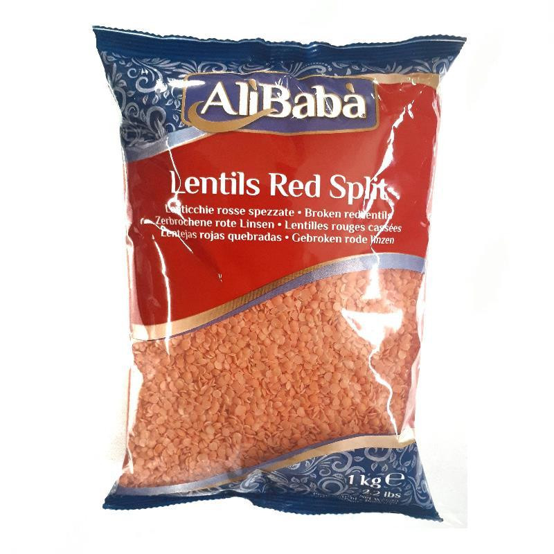 Alibaba Red Split Lentils Masoor Dal-1kg