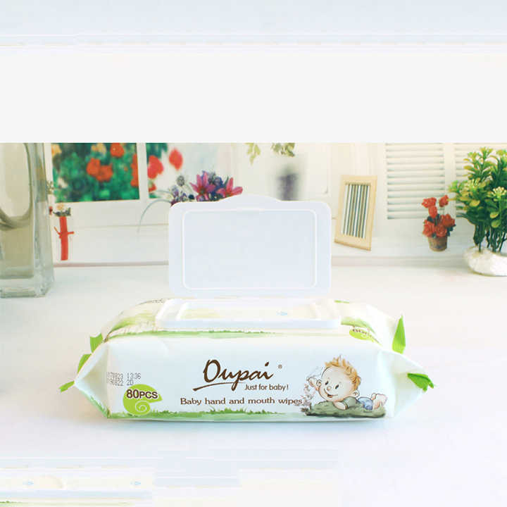 Hot Sale Water Natural Care OEM Baby Wipes Organic Bamboo Baby Portable Custom Wet Wipe