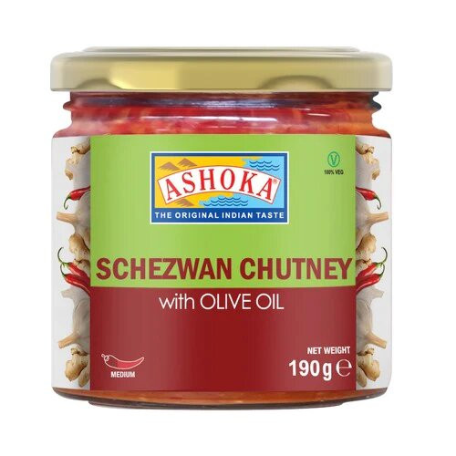 Ashoka SCHEZWAN CHUTNEY WITH OLIVE OIL-190gm
