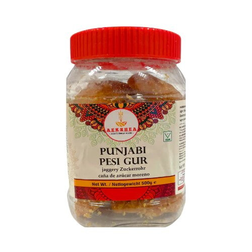 Aekshea Punjabi Pesi Gur (Jaggery)-500gm