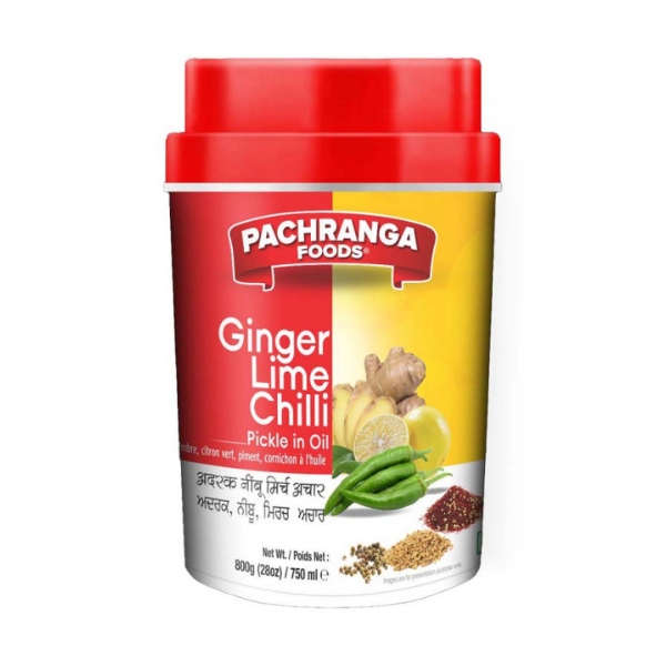 Pachranga Ginger Lime Chilli Pickle-800gm