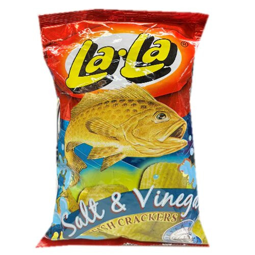 La.La Salt & Vinegar Fish Crackers-100gm