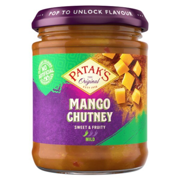 Pataks Sweet Mango Chutney-340gm