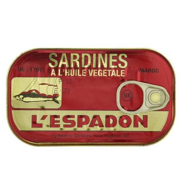 Sardine Spicy Vegetable Oil(Espadon)-125gm