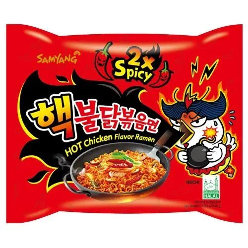 Samyang Foods Hot Chicken Flavor Ramen 2x Spicy-140gm