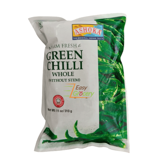 Ashoka Green Chilli Whole-310gm