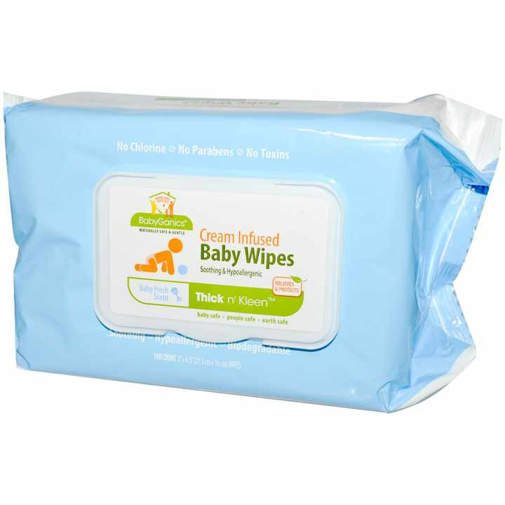 wholesale 100pcs Disposable Nonwoven Alcohol Free Skin Care Baby Wipes With Aloe Vera
