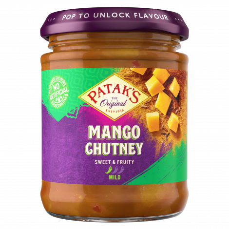 Pataks Mild Mango Chutney-340gm
