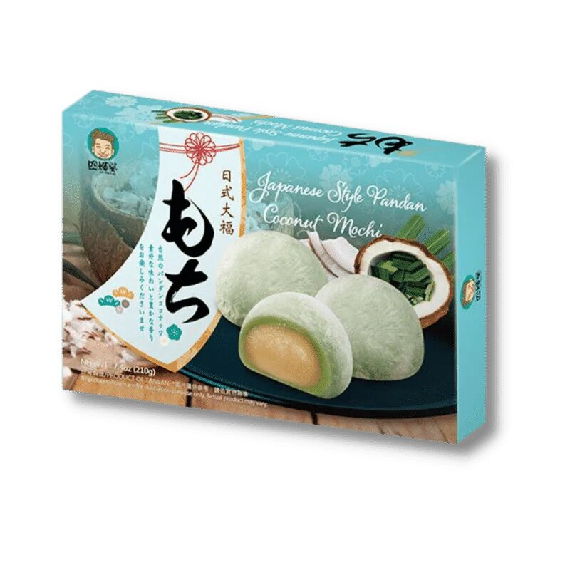 Szu Shen Po Japanese Style Pandan Coconut Mochi-210gm