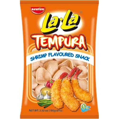 La.La Tempura Shrimp Flavoured Snacks-100gm
