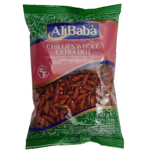 Alibaba Chilli Whole Extra Hot-150gm