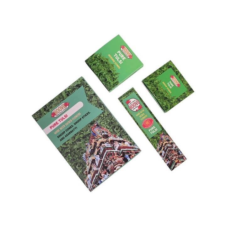 Hoovufresh Pure Tulsi Incense Sticks / Agarbatti Combo