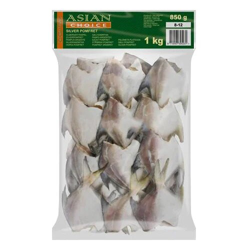Asian Choice Silver Pomfret 8/12-1kg