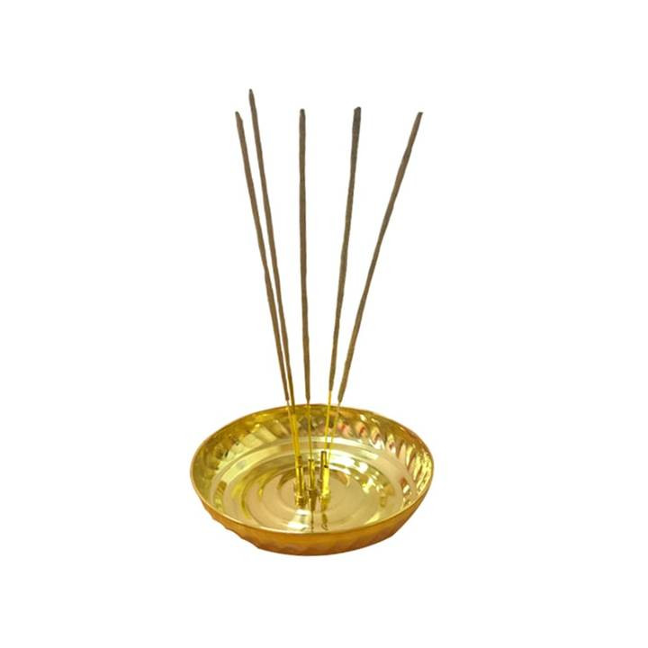 Om Bhakti Brass Agarbatti Stand