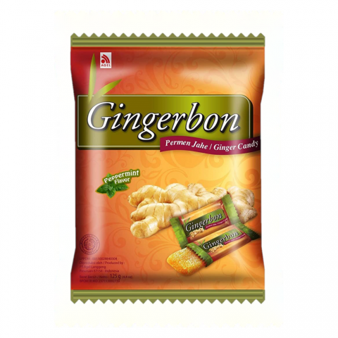 Agel Gingerbon Candy With Peppermint-125gm