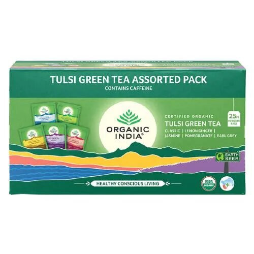 Organic India Tulsi Green Tea Jasmine-25tb